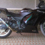 Kawasaki Ninja 250R 2008 hitam 95% mulus Bandung