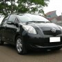 JUAL TOYOTA YARIS E 2008 HITAM MANUAL ISTIMEWA