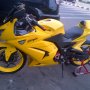 KAWASAKI NINJA 250R KARBU 2012 BLN 02 FULL MODIF YELLOW