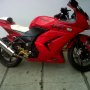 Dijual Cepat NINJA 250 cc MERAH MODIF MULUS ABIS