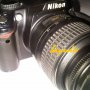 Jual Camera Nikon D3000 + Lensa Kit 18-55 VR Bonuss Melimpah