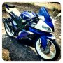 Jual vixion 2009 facelift yamaha r6 (midnightblue 7)