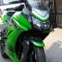 Jual Kawasaki Ninja N250 SE tahun 2012 warna Hijau