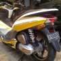 Jual Honda PCX 125i 2010 Full Modif Putih Kuning