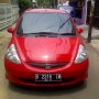 Jual Honda Jazz merah IDSI manual tahun 2007 tangan pertama Mulus Km baru 55000