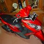 Jual suzuki skydrive 125 cc 2011 warna merah gress