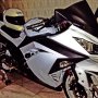 Jual Ninja 250FI 2012 White Classy Modified