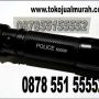 senter police swat + lalin 5000w irit batre led terbaru