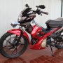 Jual Satria FU 2010 bln 4 hitam-merah km 5000an