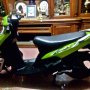 Jual yamaha mio smile (BATMAN) 2011 HIJAU velg racing