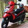 Jual suzuki hayate 2012 merah 125cc Helm In 