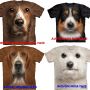 kaos 3D Import USA full cotton motif anjing ORI