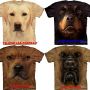 kaos 3D Import USA full cotton motif anjing ORI