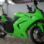 Kawasaki Ninja 250cc thn 2008 Hijau mulus Kota Bandung (D)