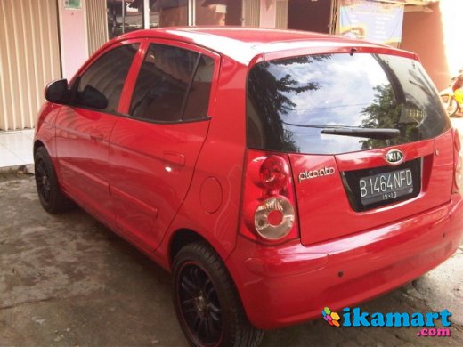 Jual Kia Picanto 2008 Manual Warna Merah Mobil 