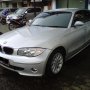 Jual BMW 120i 2006 silver matic low km, mint cond.