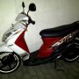 Jual yamaha mio soul cw 2010 bln8 putih gress