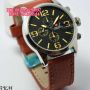 SWISS ARMY SA1161 SS (BRW) Brown Leather