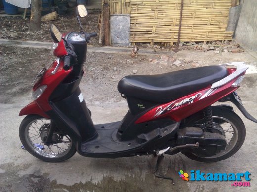 JUAL YAMAHA MIO 2010 ,MERAH MARUN, TGN K2 , MURAH ,SOLO 