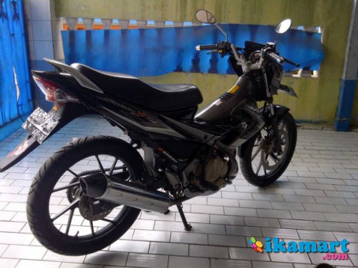 Jual Satria FU 2009-bulan 7 ( Abu-Abu Hitam ) jarang pake 