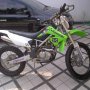 Jual Kawasaki KLX 150 Hijau Bandung Full Modif