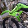 Jual Kawasaki KLX 150 Hijau Bandung Full Modif