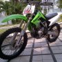 Jual Kawasaki KLX 150 Hijau Bandung Full Modif