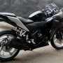 Honda CBR 250 2011 black modif gress jarang pakai