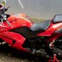 Jual Ninja 250 2011 merah mulus kilometer rendah