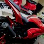 Jual Ninja 250 2011 merah mulus kilometer rendah