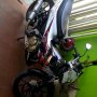 Jual Satria FU 2011 bln 7 Putih,Hitam