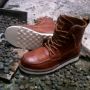 Sepatu Boot Huskies Footwear kulit asli/HQ011