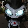 Jual Kawasaki Ninja 250 FI WHite 2012 Akhir Modiff Jakarta