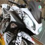 Jual Kawasaki Ninja 250 FI WHite 2012 Akhir Modiff Jakarta