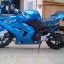 Jual Kawasaki Ninja 250 R Tahun 2010 bln 8 Warna Biru