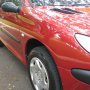 Jual PEUGEOT 206 manual dark red met. 2001 Cool Hatchback