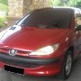 Jual PEUGEOT 206 manual dark red met. 2001 Cool Hatchback