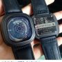 Jam Tangan Seven Friday P1 Tali Kulit Black