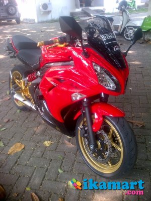 Jual Kawasaki Ninja  650r ER6F  full modif  2012 Motor