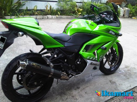 Jual Ninja  250 R  SE Special Edition Hijau  th 2009  akhir 