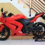 Jual Kawasaki Ninja 250 - 2010 km 1014 Plat F kotamadya