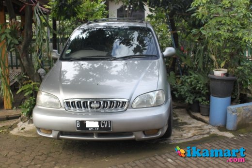 jual kia carnival thn 2000 abu  abu  metalik  automatic 