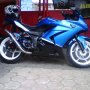 Dijual Kawasaki Ninja 250 R 2010 Biru Plat D Bandung