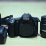 For Sale Kamera 35mm SLR Minolta X-700 Lensa 35-70mm Lensa 70-210mm f4 + boks lensa + Lens Hood Filt