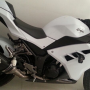 Jual kawasaki ninja 250fi white like new full modif