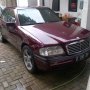 JUAL MERCEDES C180 W202 AT 94 MERAH MAROON