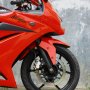 Jual kawasaki ninja 250 2010 red modif dikit