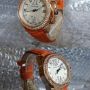 CARTIER Circle Leather Orange