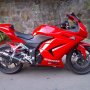 JUAL KAWASAKI NINJA 250 R MERAH 2010 MODIF LIKE NEW