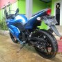 Jual ninja 250 biru 2010 ori biru mulus Plat D